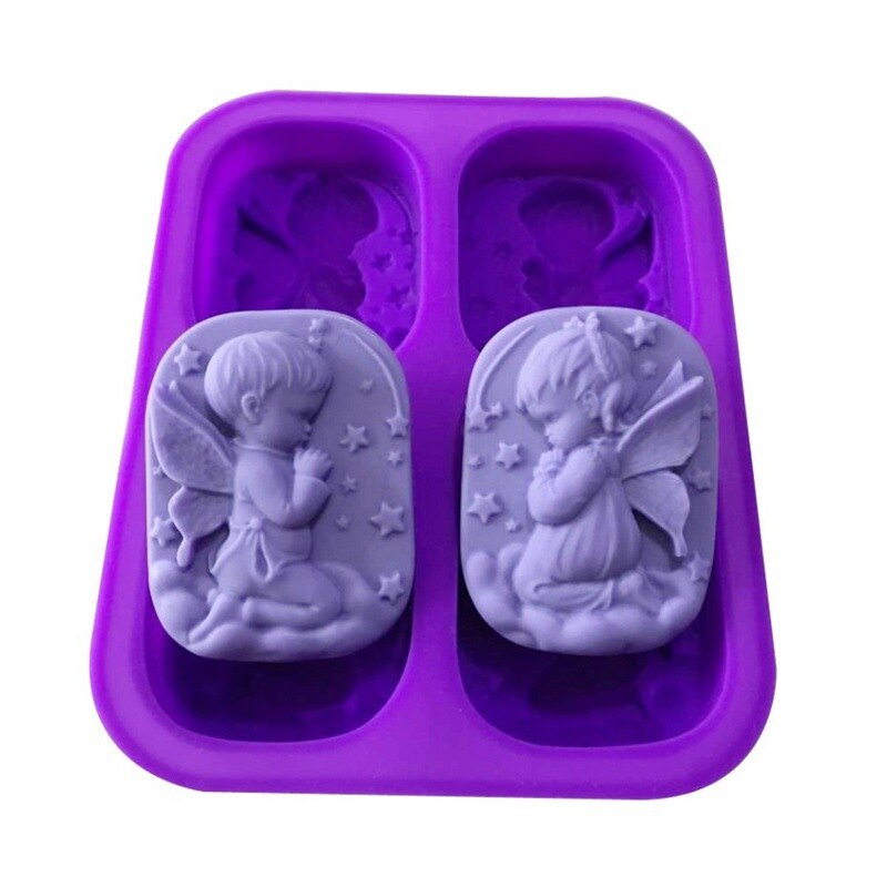 15 Shapes Silicone Soap Molds 3D Handmade Soap Making Resin Clay Candle Chocolate Jelly Ice Tubes Moulds Fondant Cake Decorating: boy gril