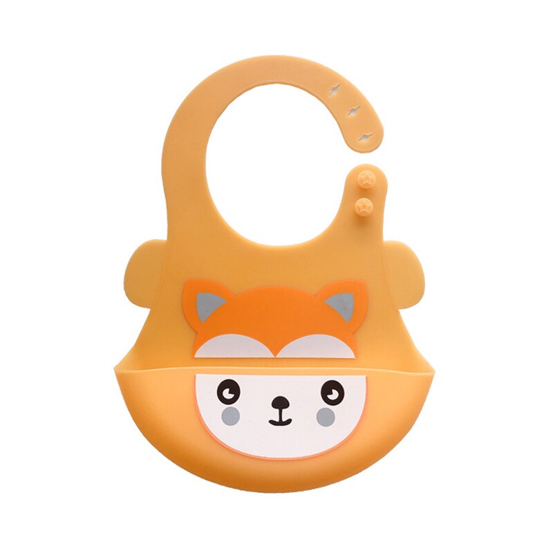 Mignon bébé bavoirs imperméable à l'eau dessin animé imprimé enfants bébé alimentation trucs doux Silicone réglable enfants fille garçon tablier: 02