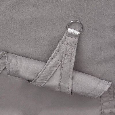 Toldo impermeable para exteriores, refugio triangular Oxford, carpa, toldo, vela de sombra para jardín, Patio, playa, lona de acampada, viaje: Light Gray