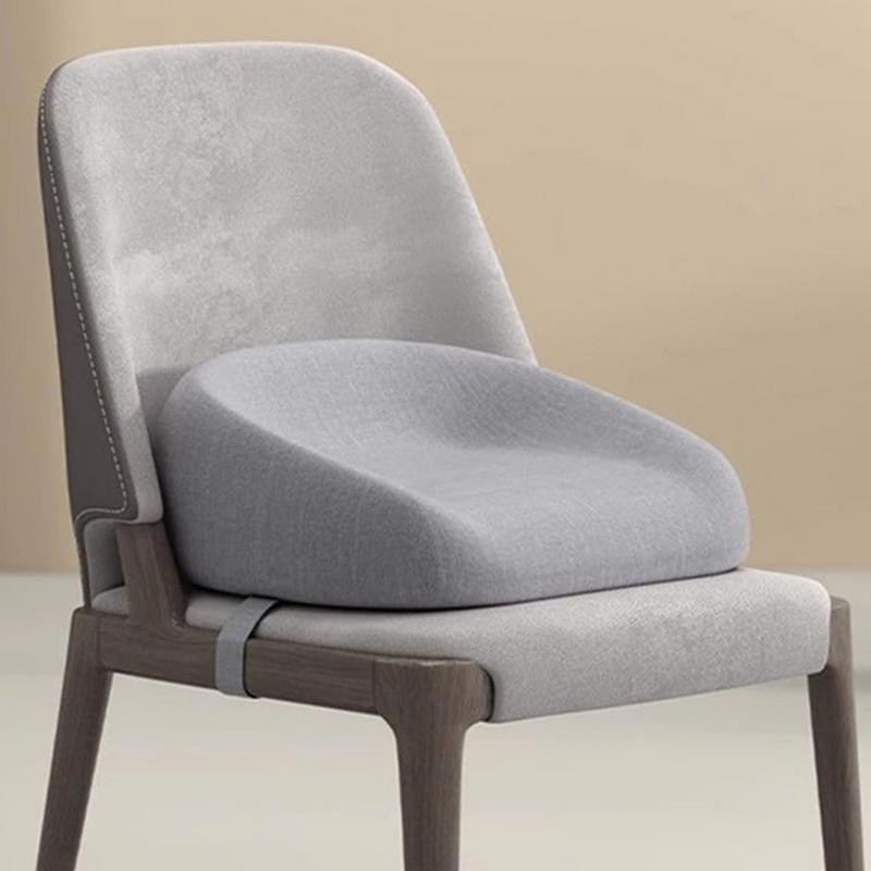 Coussin de siège rehausseur carré en coton pour bébé et enfant, tapis rehausseur pour chaises de salle à manger avec sangles