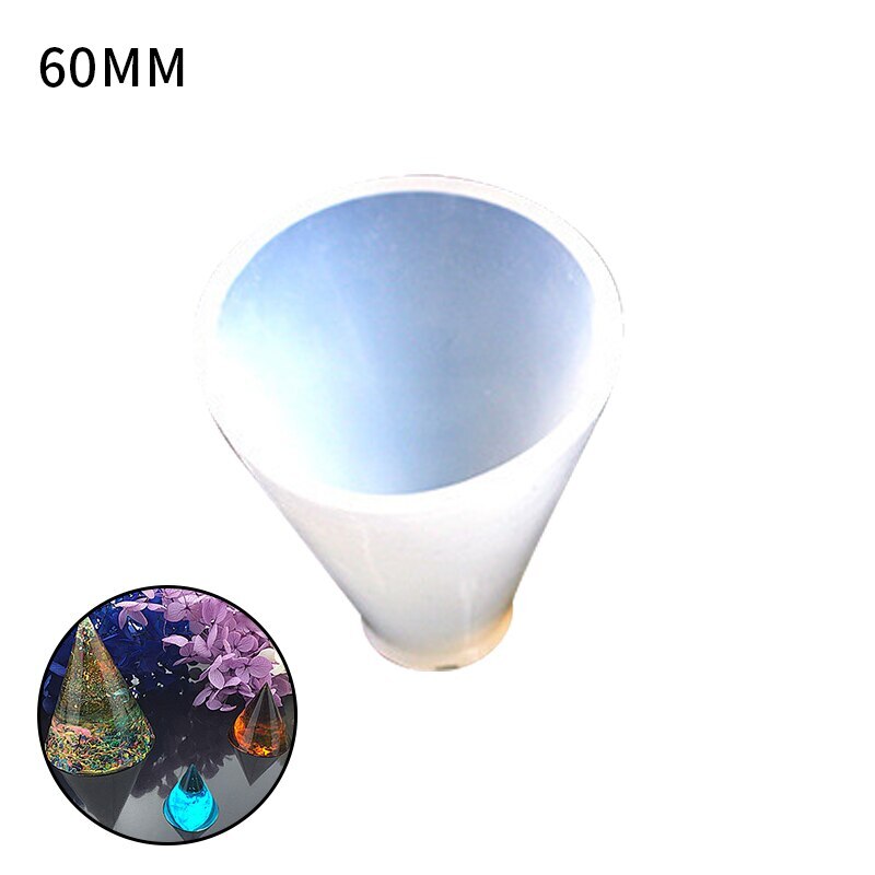 Moldes grandes de resina para hacer joyas DIY orgonita de resina, moldes de silicona herramientas de fabricación: 6cm
