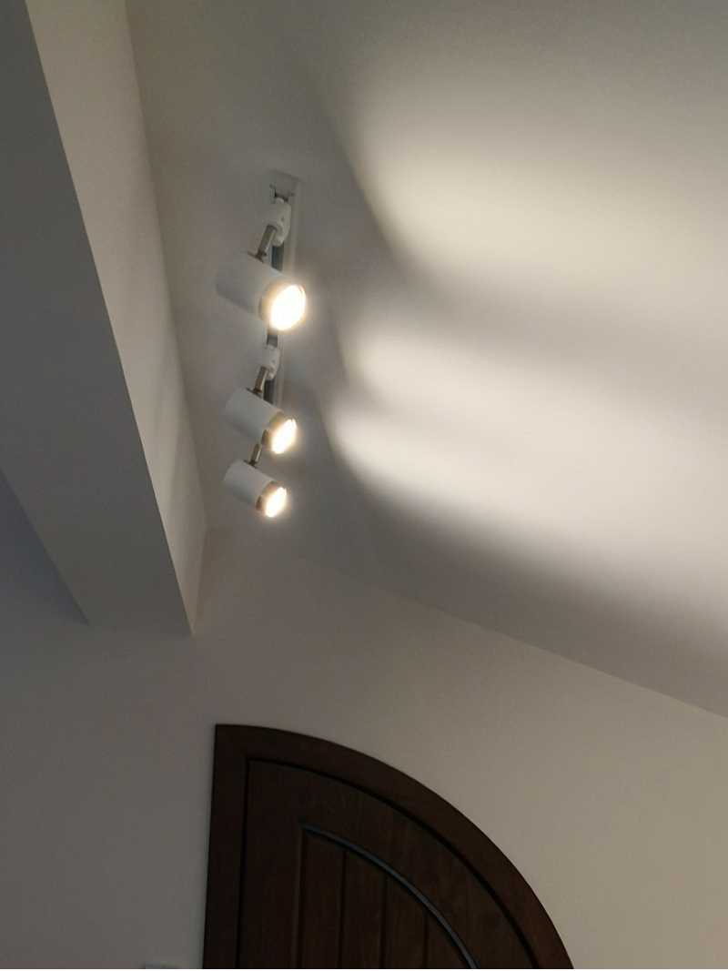 GU10 LED Ceiling Light Spotlight House Decoration Corridor Track Lamp Angles Adjustable Decor Rail Ceiling Lamp Lighting Fixture