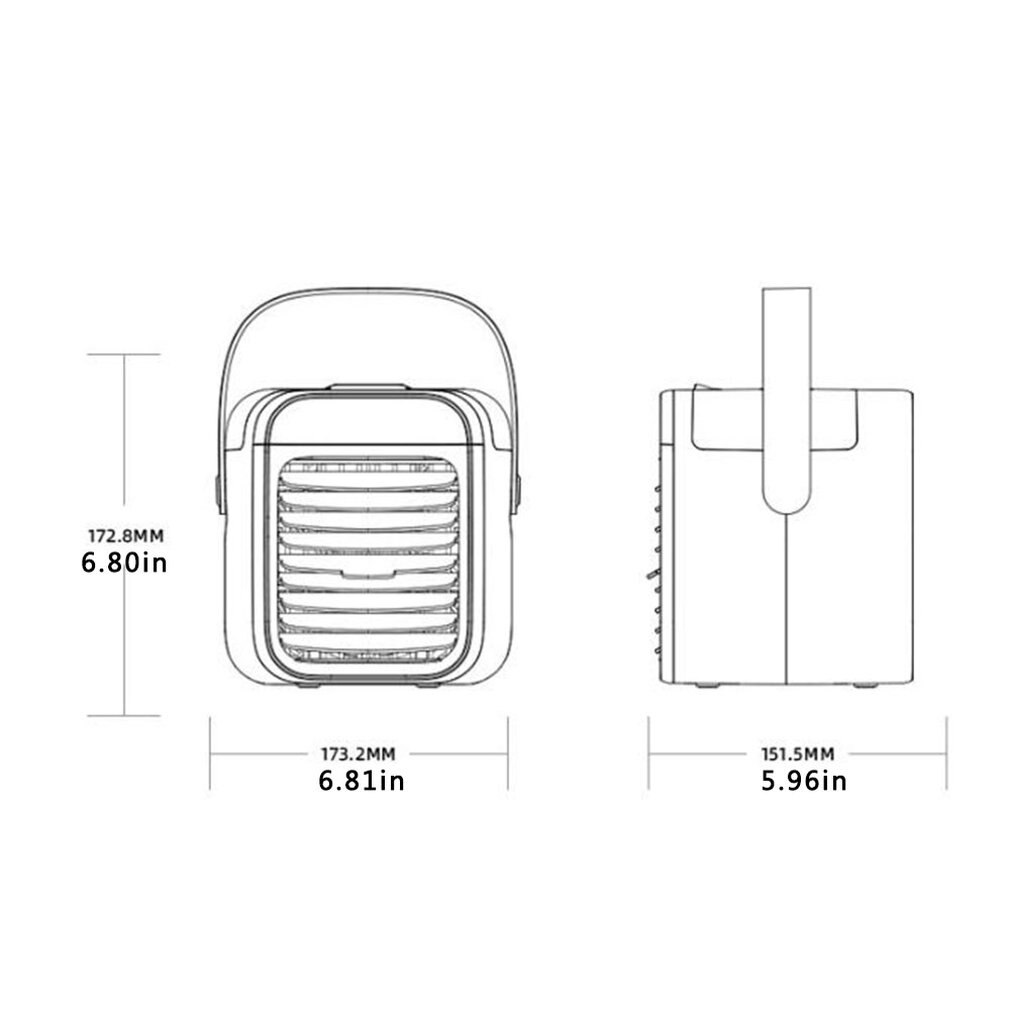 Handheld Misting Fan Mini Usb Oplaadbare Batterij Operated Misting Fan Draagbare Persoonlijke Fan Spray Fles