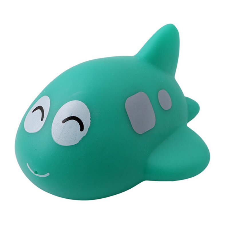 5PCS/Set Baby Fishing Toys Vehicle Model Soft Cartoon Simulation Car Airplane Submarine Baby Bathing Water Spraying Fish Toys
