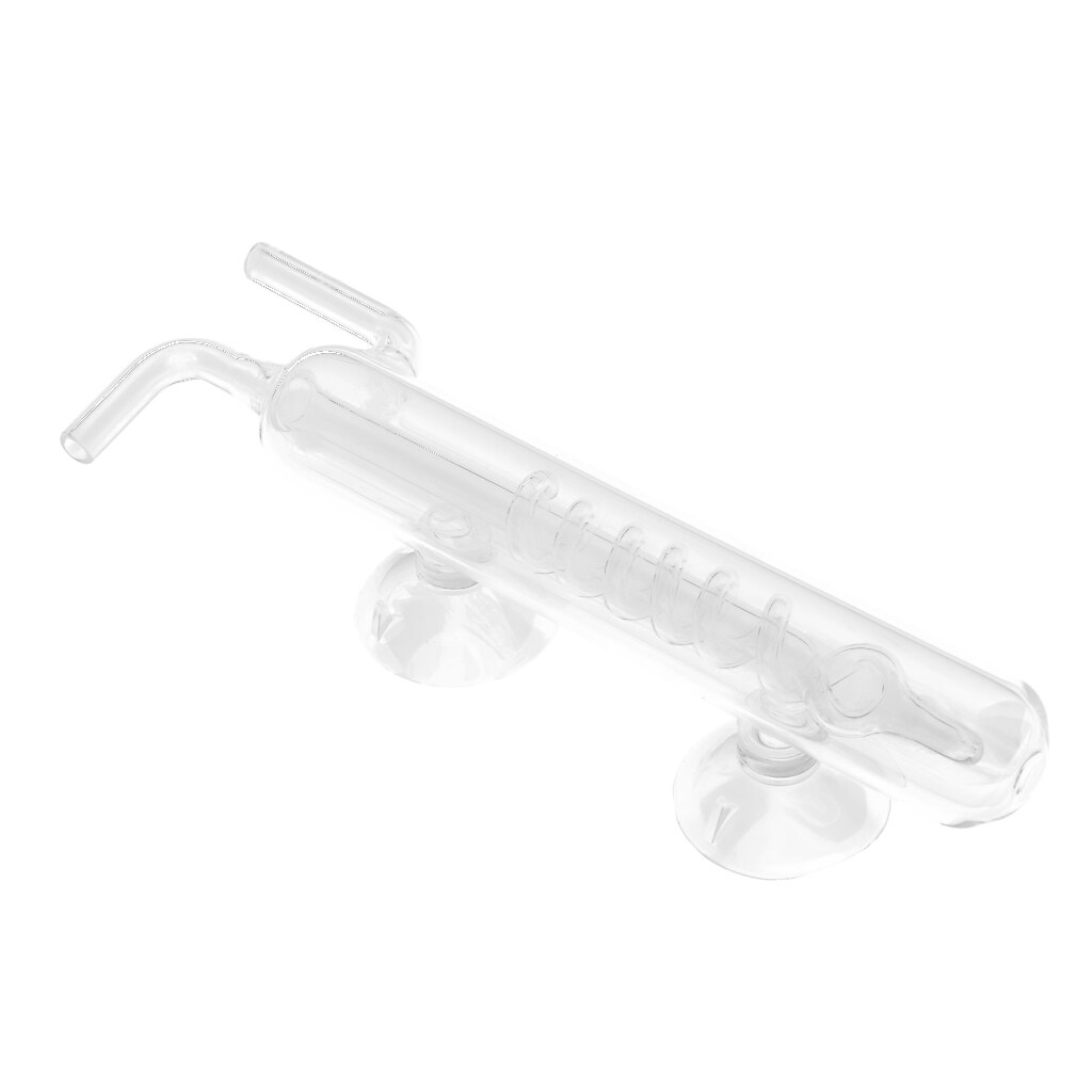 Transparent Aquarium Tank CO2 Diffuser Bubble Counter Carbon Dioxide - Spiral,