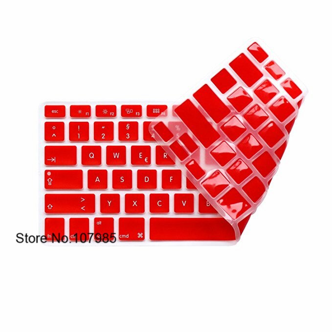 US Layout Duitse Letters Toetsenbord Beschermer Voor Macbook Air Pro Retina 13 &quot;15&quot; 17 &quot;Laptop Skin Covers voor Mac book 13 15 QWERTZ