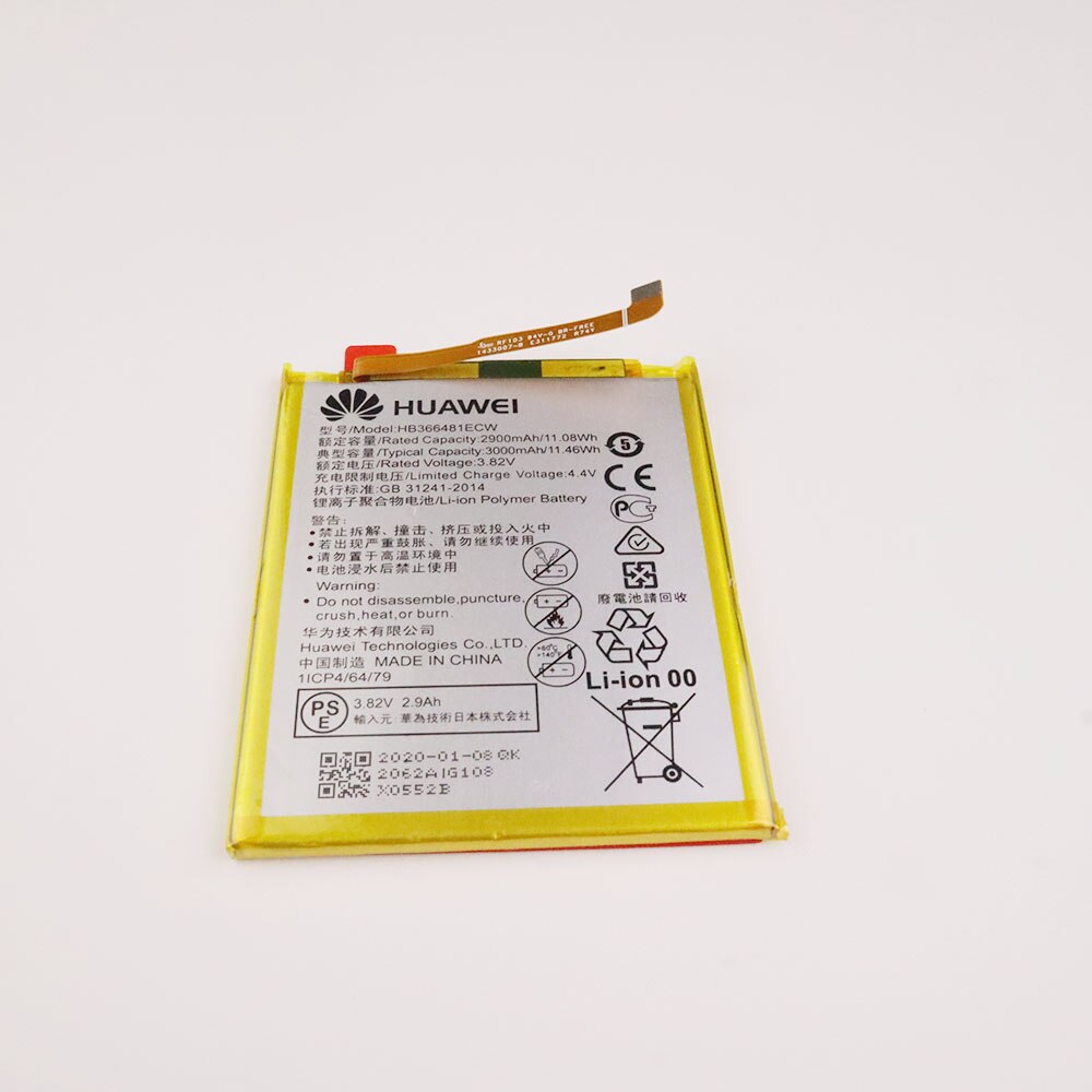 100% Originele HB366481ECW Real 3000Mah Batterij Voor Huawei P9 Ascend P9 P10 Lite P20 Lite G9 Honor 8 5C Batterij + Tool Kits