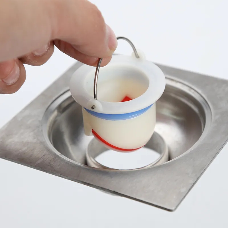 Siphon de sol de douche anti-odeur, couvercle de vidange, bain d'égout, prise de crépine, attrape-cheveux, accessoires de cuisine, HOAccessrespiration