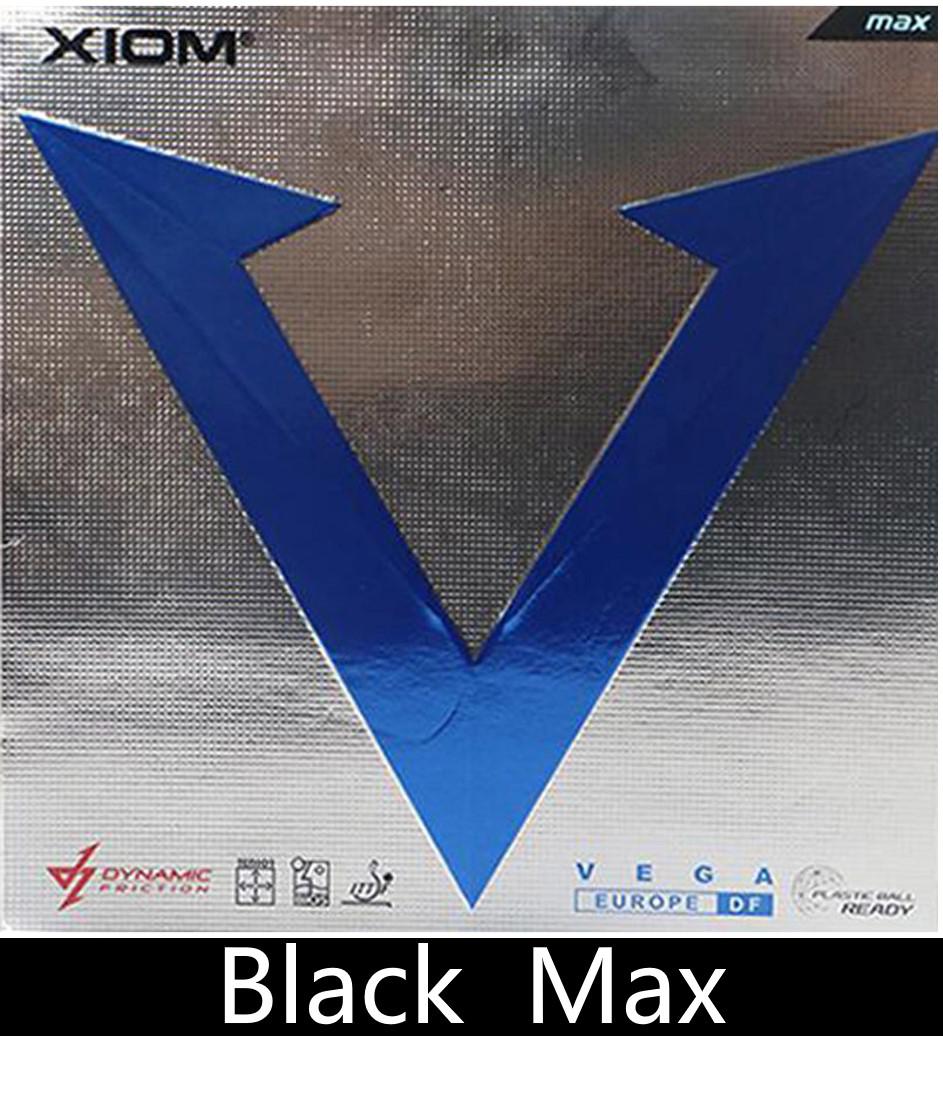 Original Xiom Vega Europa Df raqueta De Tenis De Mesa De goma Ping Pong esponja Tenis De Mesa: black