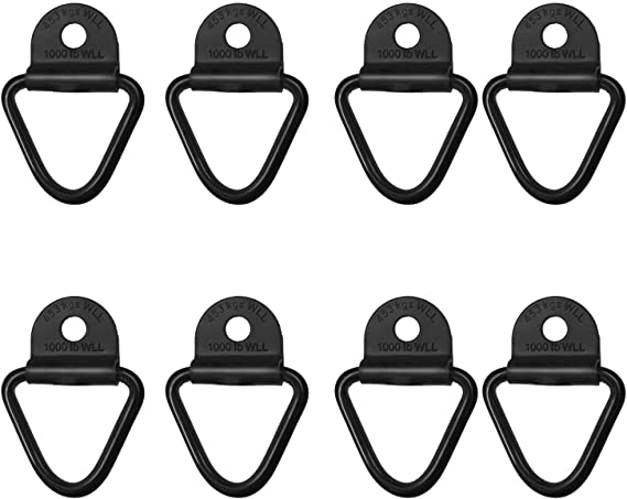 Cargo Tie-Down Anchors V-Ring Trailer Anchor Replacement for truck bed and back door freight car trailers 10-Pack,8-Pack,4-Pack