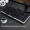 Gaming Keyboard AK33 Mechanical Keyboard Blue Black Switch 82-Keys Backlit Wired Computer Keyboards Gamer for PC Laptop Games: A
