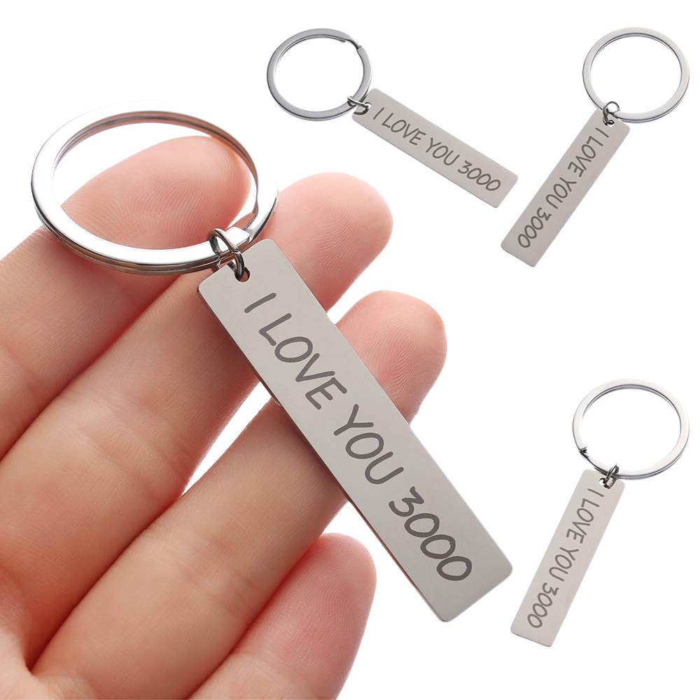Llavero I Love You 3000, único para Fan, esposa, novia, novio, novio. para el Día del Padre, para los amantes