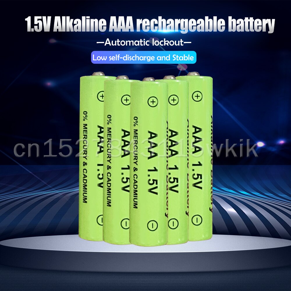 1-4PCS Rechargeable AAA 1.5V 2100mAh Alkaline Battery For Flashlight Toys Watch Wireless Keyboard Mouse PK Ni-Mh Battery 3A