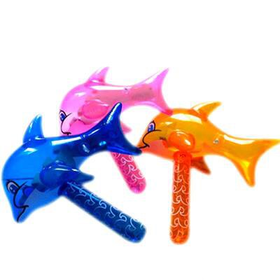 shape hammers inflatable sticks toy Inflatables Pvc Colorful Dolphin Shape Hammers Inflatable Sticks Activity Props Dolphins