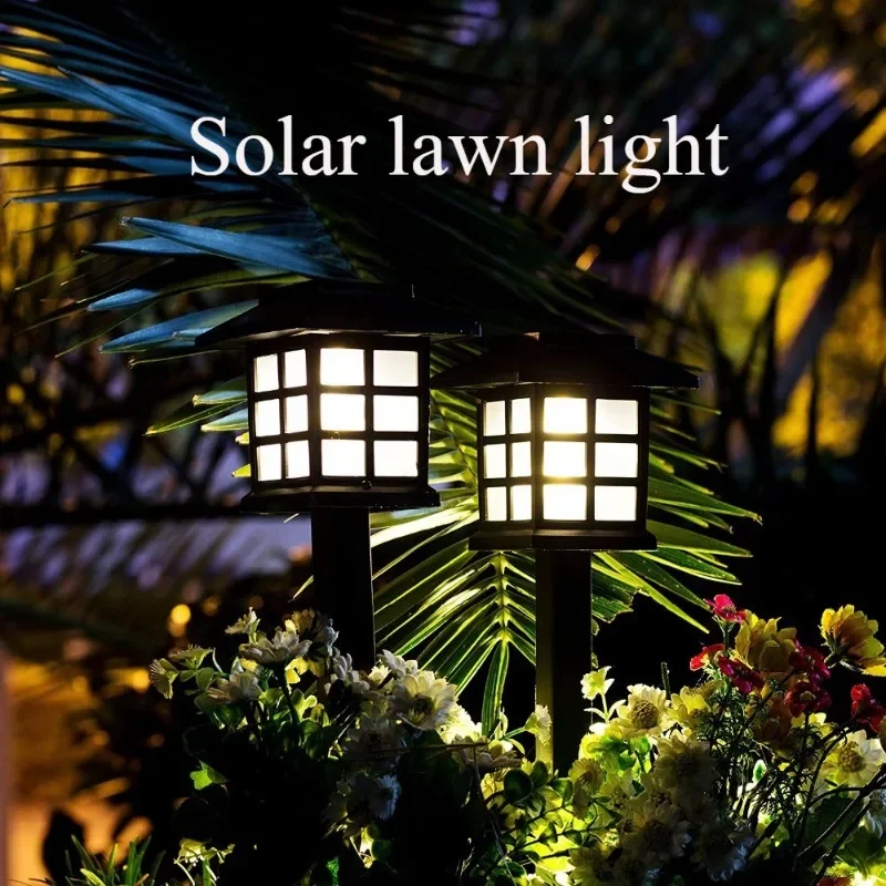 1 Stück Solar--Wegebeleuchtung, Solar--Außenlampe, wasserdichte Landschaftsbeleuchtung für Garten, Hof, Terrasse, Gehweg, Auffahrt, Dekor