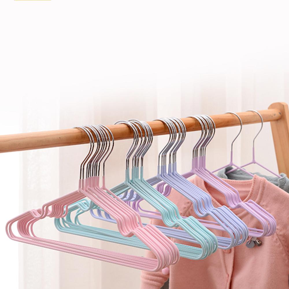 10pcs Kids Clothes Hangers For Jeans Pants Coat Hanger Home Storage Holder Dress Long Racks Plastic Clothing Hanger