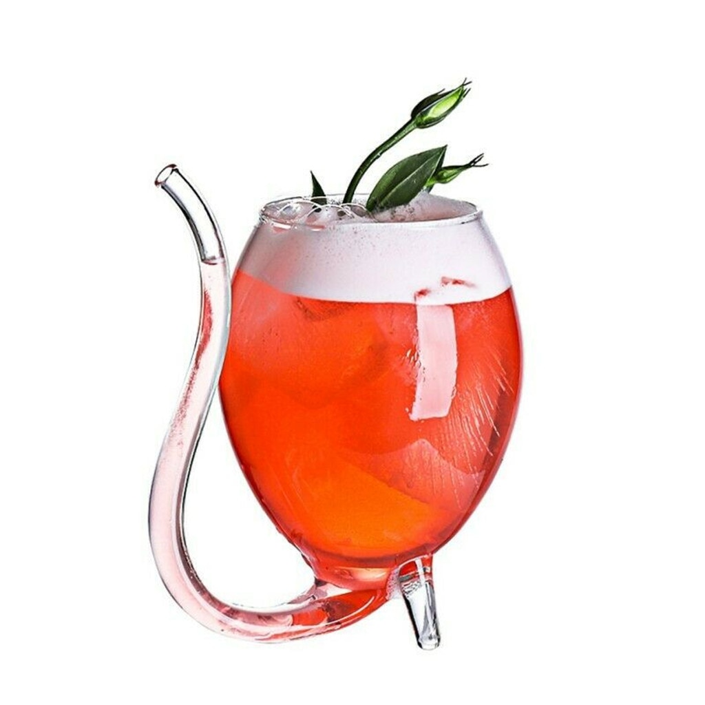 Wine Whiskey Glass Cup Transparent Heat Resistant Glass Sucking Juice Milk Cup Tea Wine Cups Cocktail Drinking Glasses Canecas