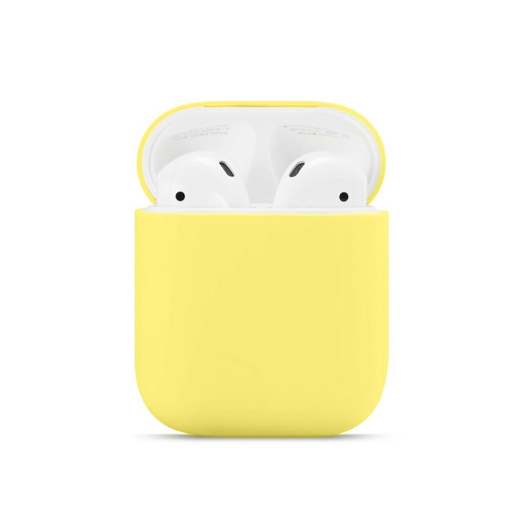 Dla Airpods 1/2 miękkie silikonowe słuchawki pokrywa Air Pods Case Earpods akcesoria zestaw słuchawkowy rękaw ochronny Apple Airpods 2 Case