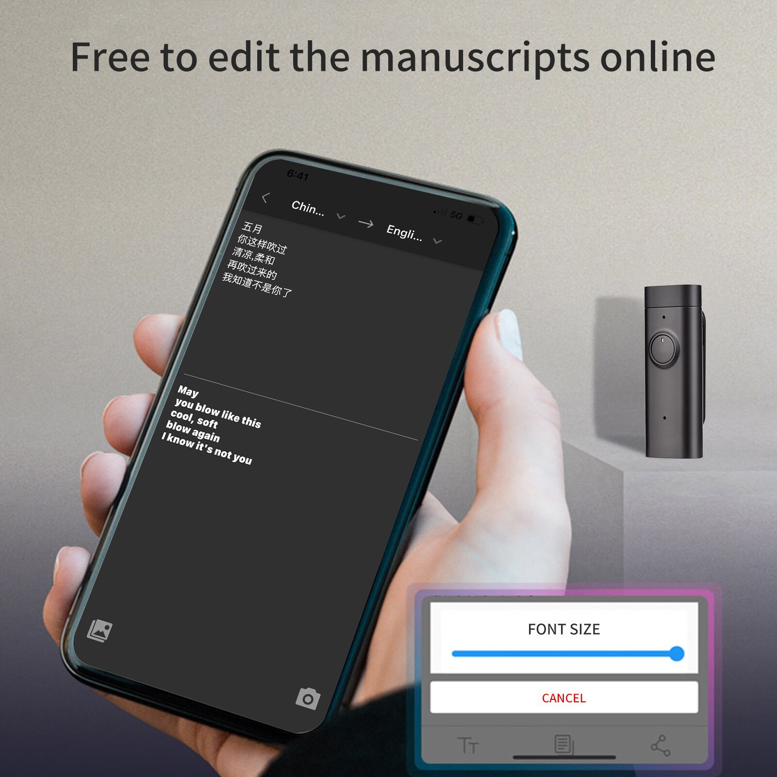 Translation Pen Real-time Voice to Text Reading Translator Multilingual Simultaneous/Dialogue Translating Support 112 Languages