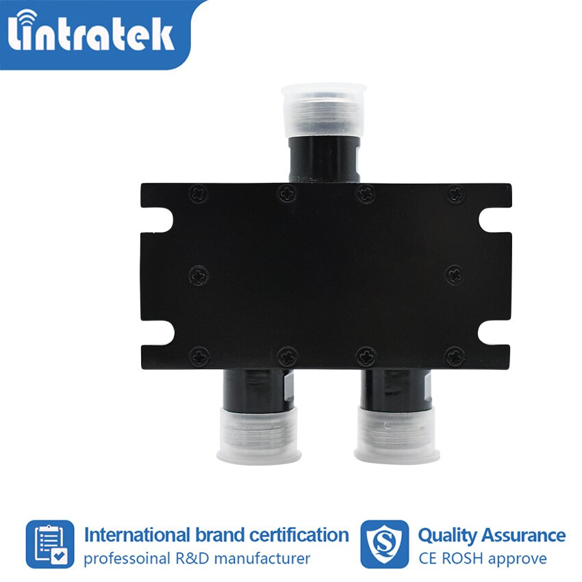 Lintratek Upgrade 700~2700mhz 2- way Splitter for 800 850 900 1700 1800 1900 2100 2600mhz Cellphone Signal Booster Repeater s4