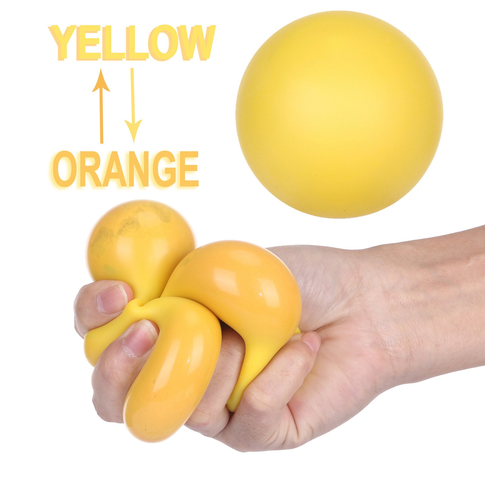 Office Decompression Toy Color Changes To Reduce The Pressure Ball Great Stress-relieving Toy Наклейки