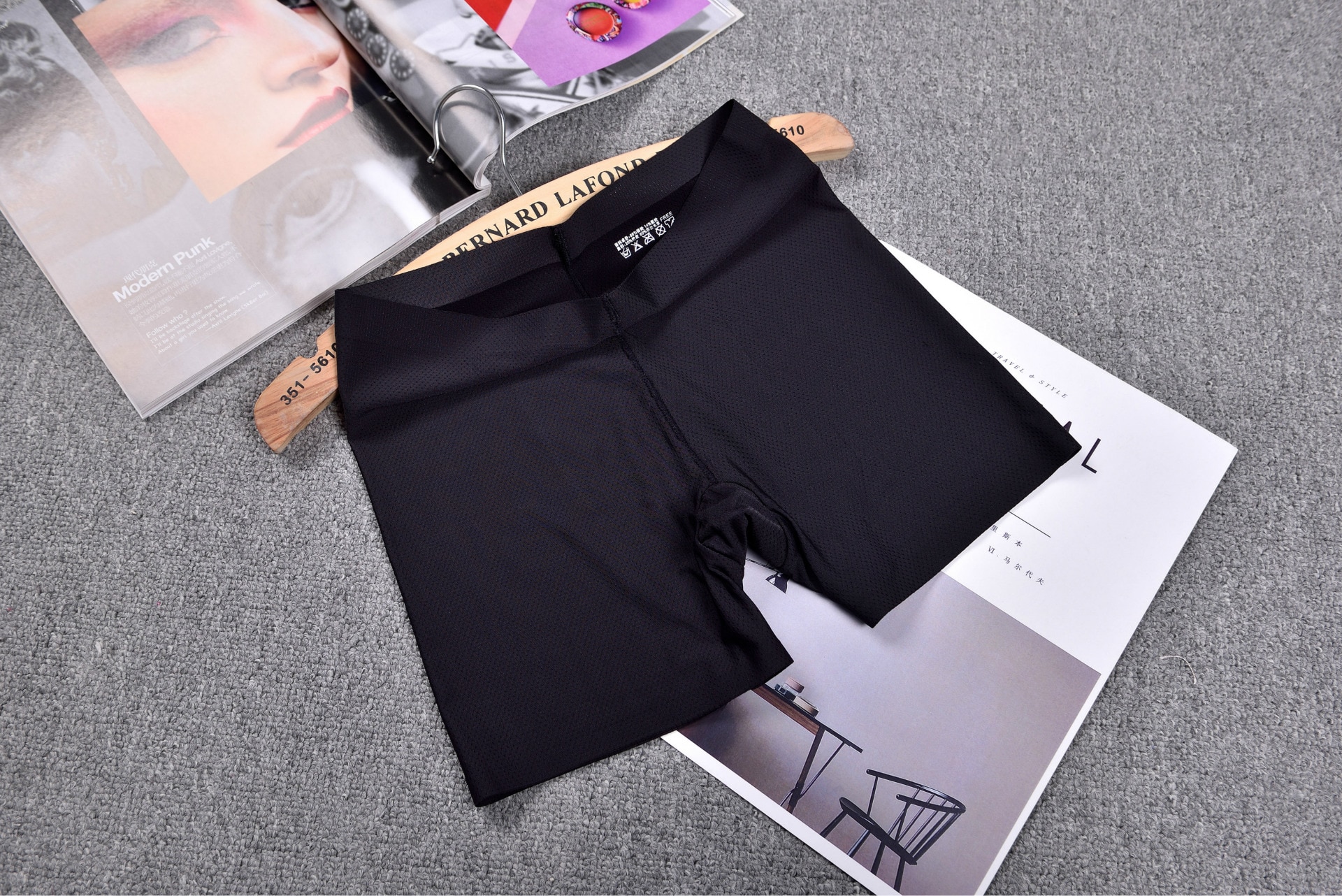 Linbaiway Summer Safty Shorts Pants for Women Seamless High Elasticity Plus Size Safety Pants under Skirt Female Lace Underwears: 02