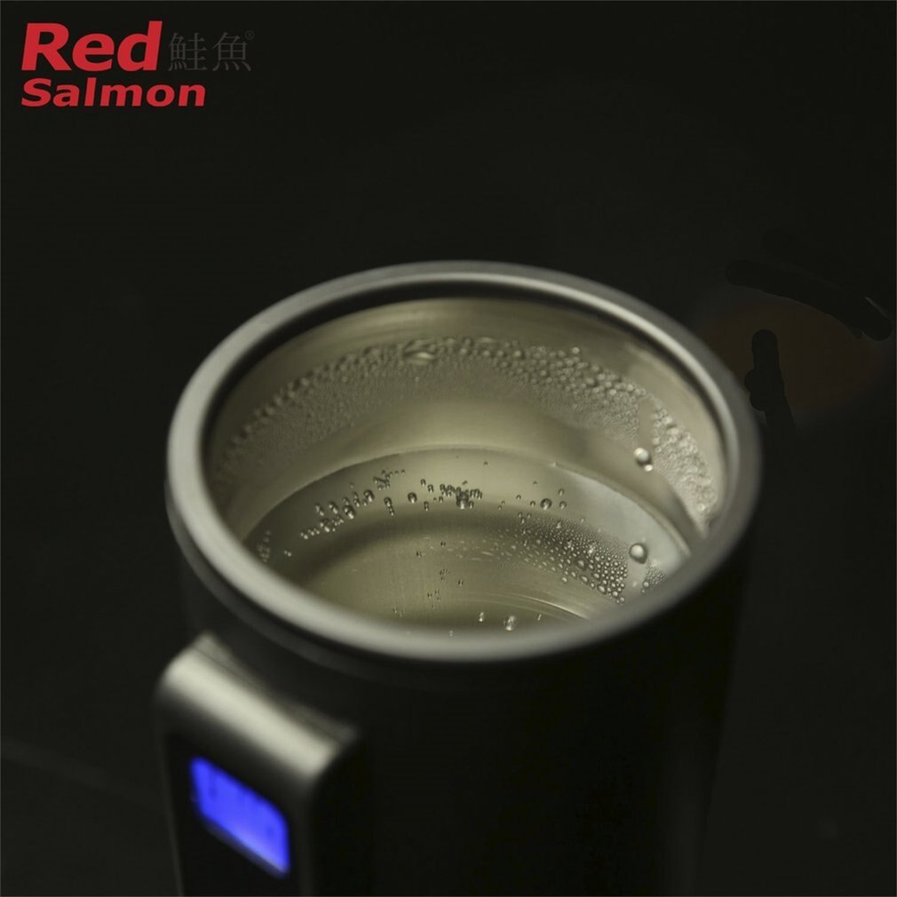 Intelligente Auto Thermosfles Auto Verwarming Cup Verstelbare Temperatuur Kokend Mok Digitale Display Ketel Voertuig Thermos