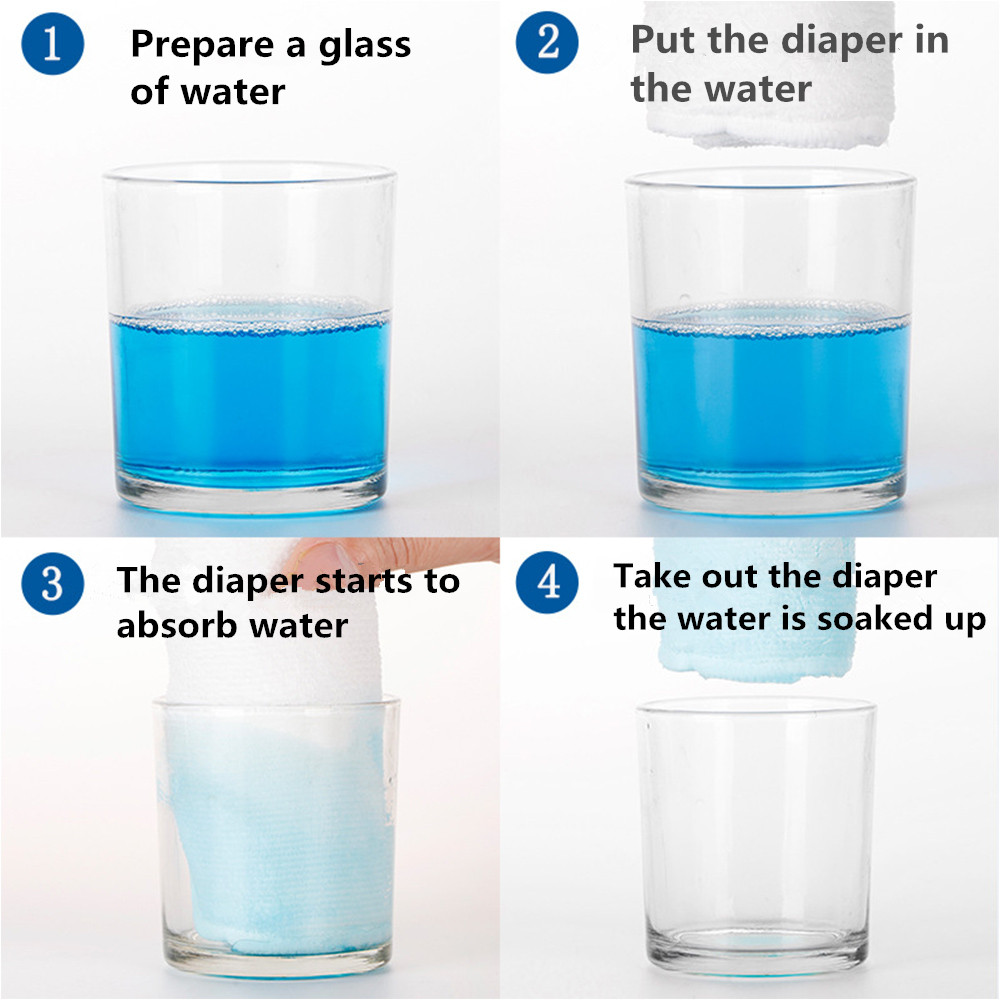 AIO Baby Nappies Microfiber Liner Fast Dry Absorbent Multilevel Cloth Diaper Inserts Washable Thick Nappy Reusable 4/10/12 pcs