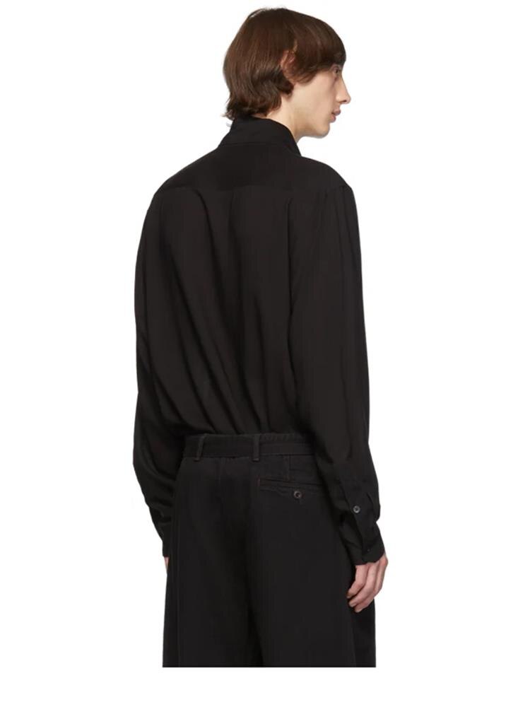 Xs -6xl ! miesten vaatteet gd hair stylist miesten solmio huivi kauluspaita plus kokoiset laulajaasut