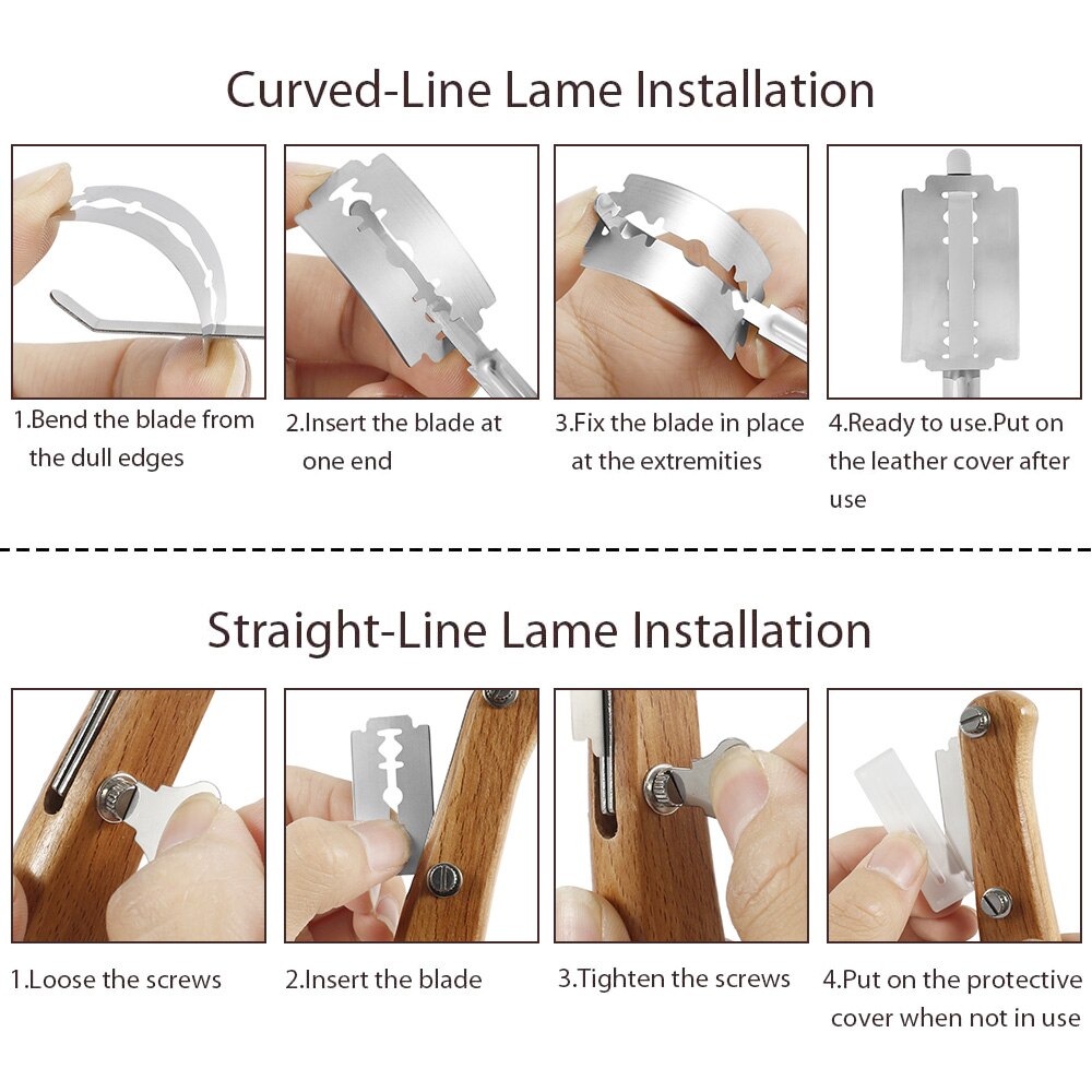 26pcs/set Bread Bakers Lame Slashing Tool Dough Making Razor Accessories Cake Making Cutter Baking Accessories Cookie Cutter