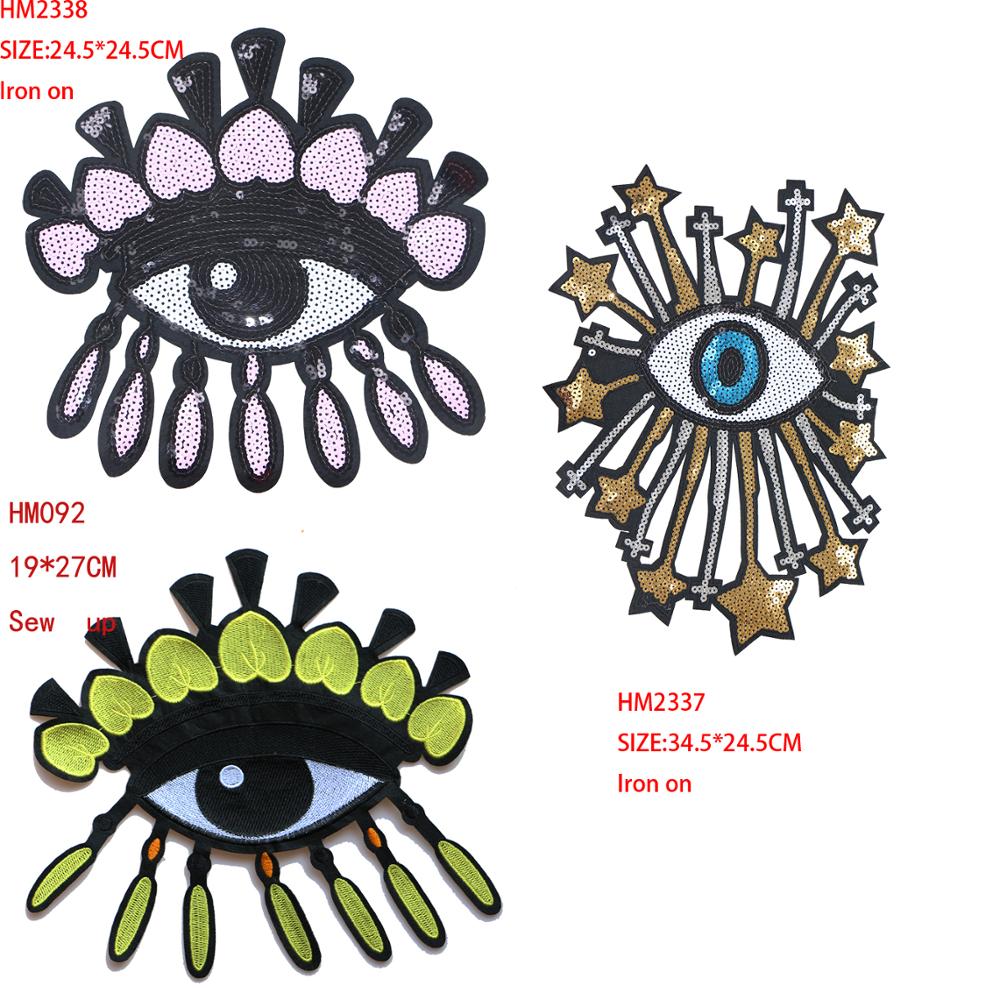 Karikatur Dekorative Patch UFO Außerirdischer Auge Symbol Bestickt Applikationen Flecken Für DIY Eisen auf Abzeichen Aufkleber auf Rucksack, sterben kleidung