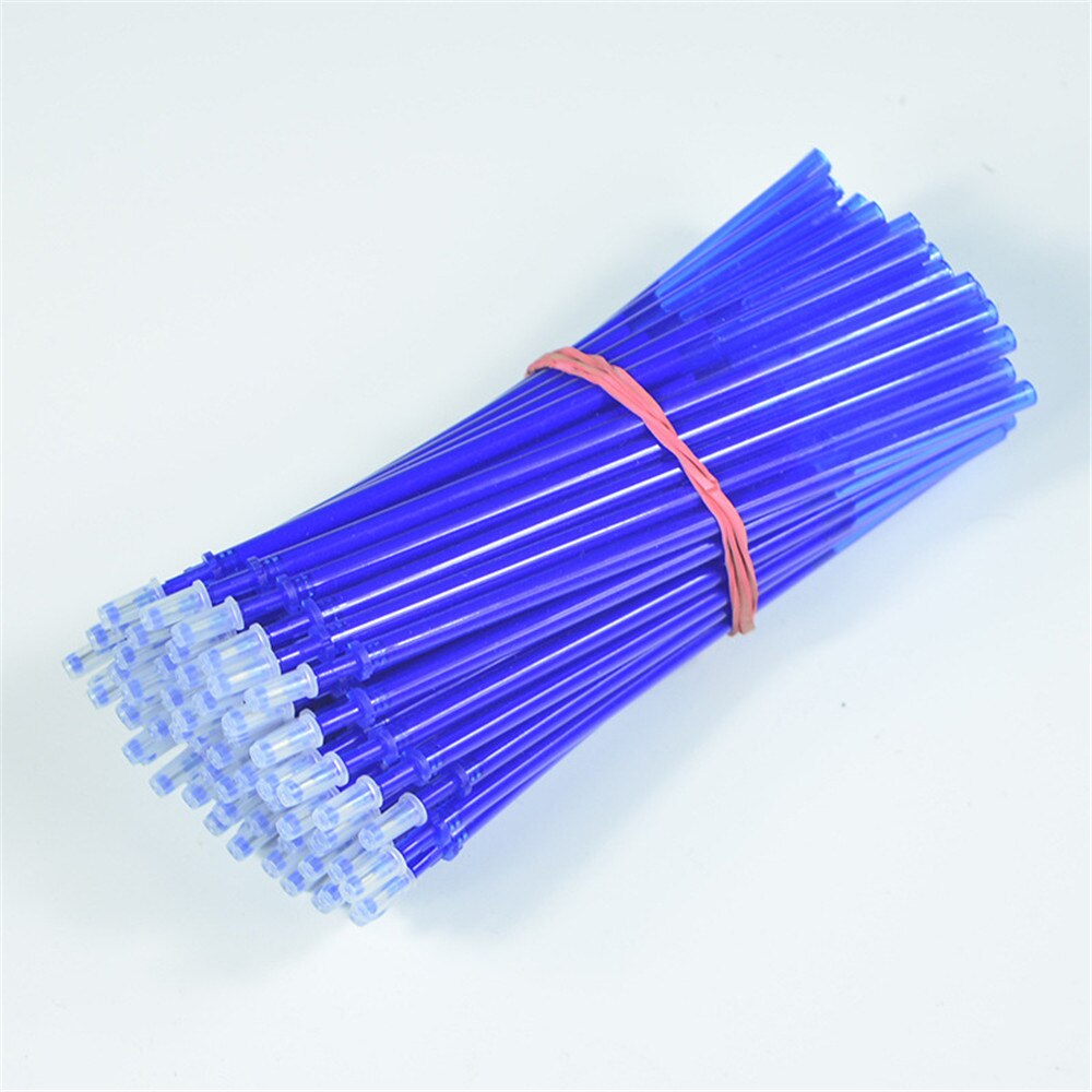 20pcs/set 0.5mm Erasable Gel Pen Refills Red Blue Black Ink Pen Replacement Painting Refills Office Writing Stationery Supplies: blue