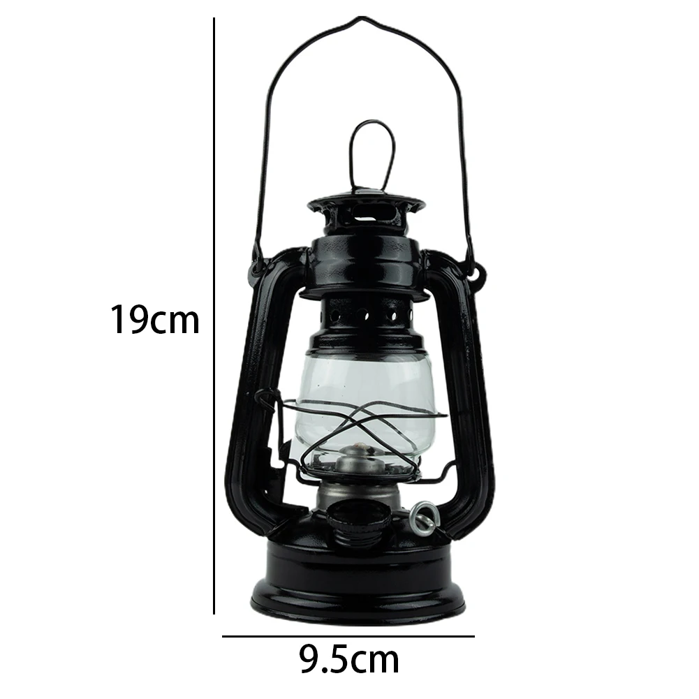 Lámpara de queroseno para acampar, farol de estilo Retro, linterna de tormenta de petróleo, lámpara de Metal para exteriores, piezas de herramientas de jardín, accesorios de repuesto, 1 ud.