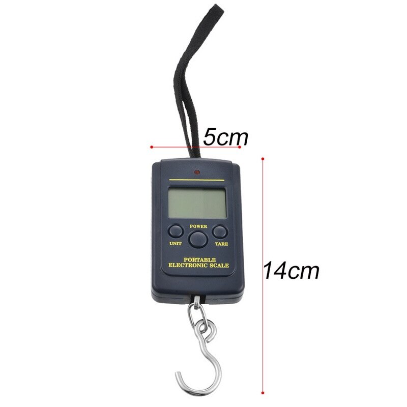 1PC LCD Backlight Portable Travel Handheld Weight Scales 10g/50kg Electronic Luggage Hook Scale Digital Hanging Scale Mini-Size