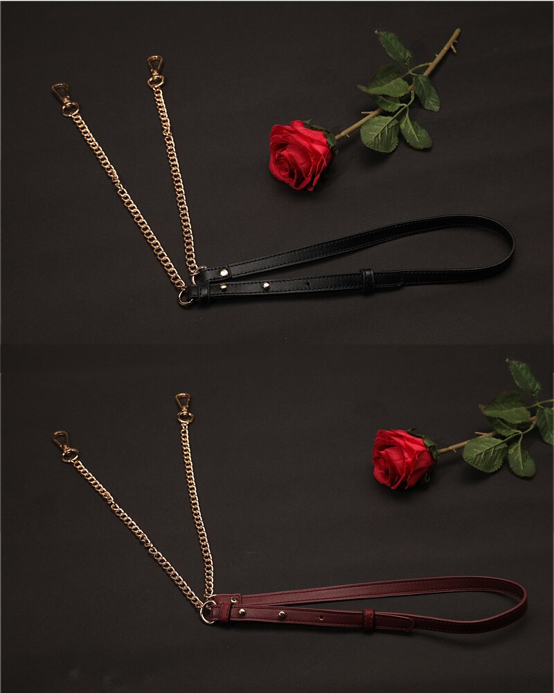 Kvinder skuldertaske rem kæde rem crossbody taske håndtag justerbar udskiftningsrem til tasker bælter correa bolso  kz151375