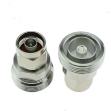 Adaptador de conector DIN hembra a N Adaptador Coaxial RF L29 7/16, 1 unidad
