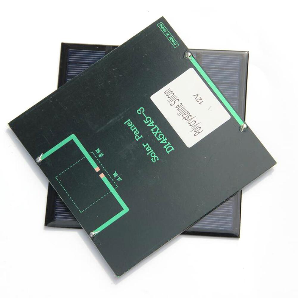 3W 12V 250mA Polycrystalline Silicon Solar Panel Small Solar Cell PV Module Silicon Solar Panel