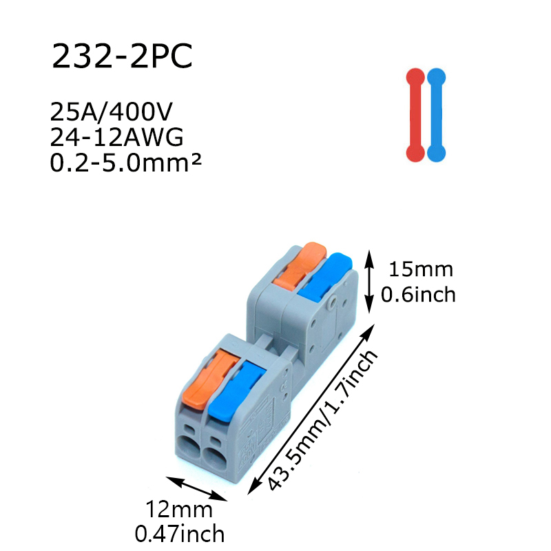 10PCS Wire Connector Universal Compact Splitter Lamp Wiring Cable Connector Docking Plug-in Quick Conductor Terminal Block: Lavender