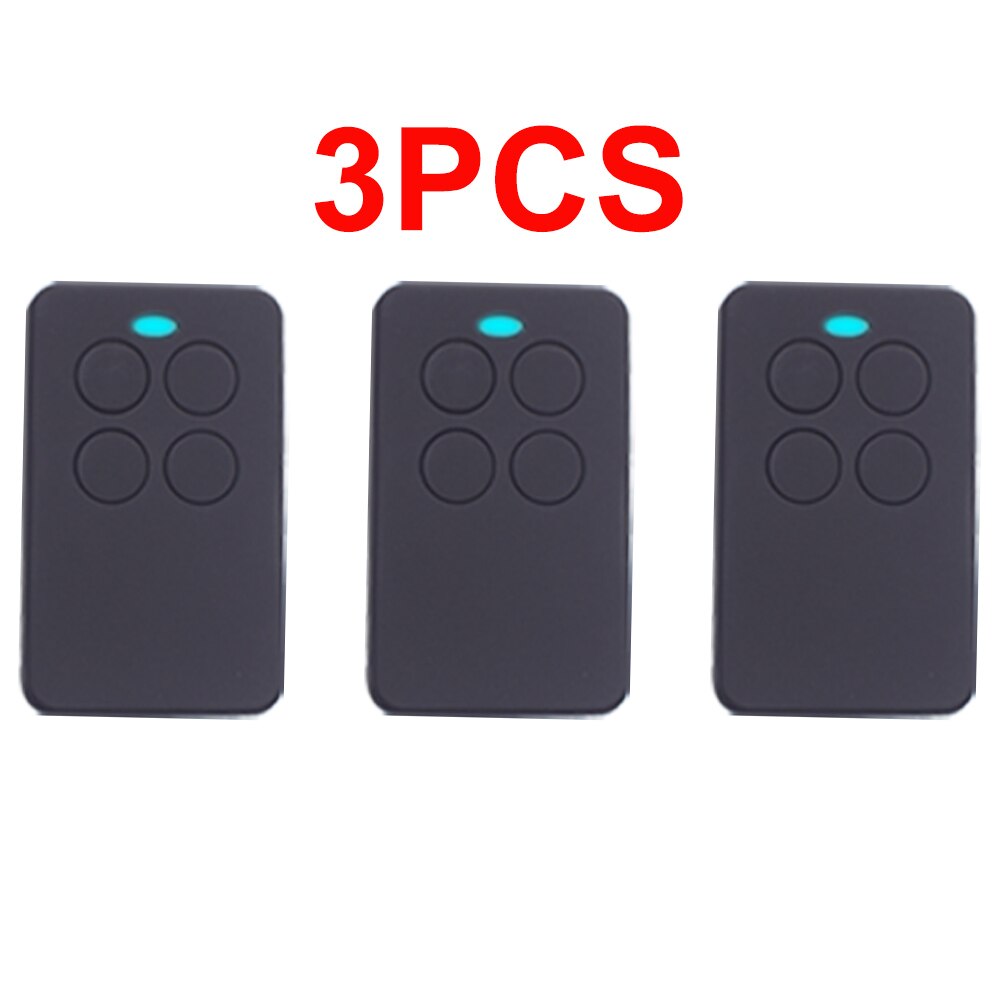 Garage Remote Clone CLEMSA MASTERCODE MV1 ERREKA IRRIS ROLLER SOL VEGA ROPER NEO MINI JCM GO Fixed Rolling Code: 3PCS Black