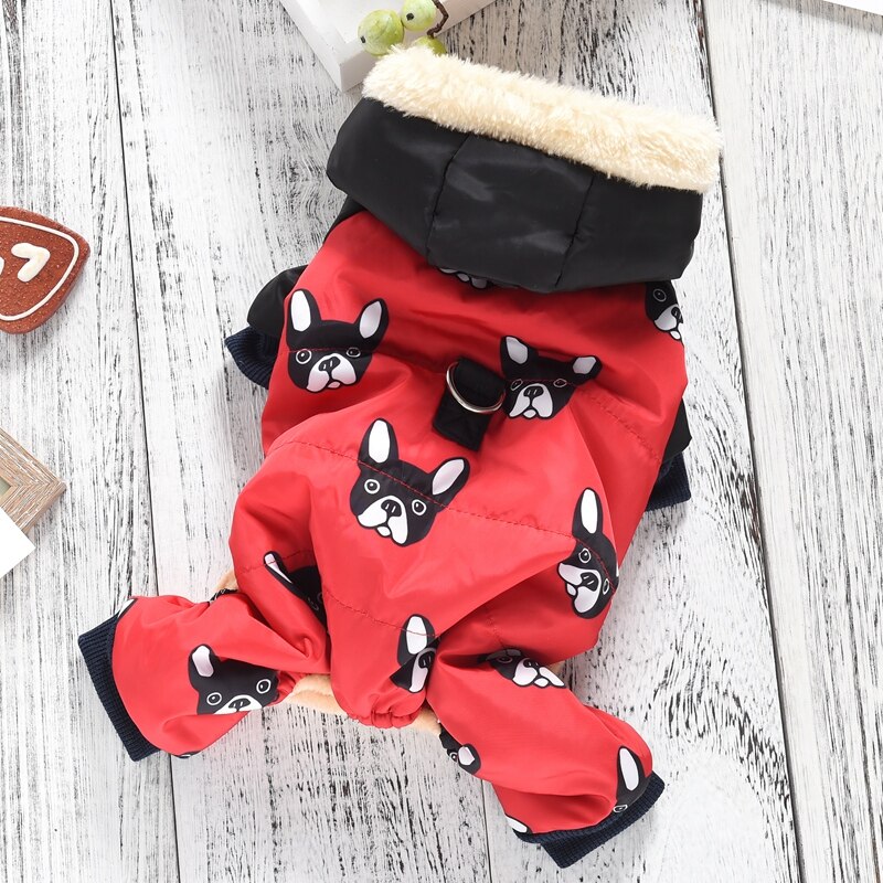 Norbi Hundejacke Mit Integrierter Leine | Warme Winterjacke Für Kleine Hunde & Welpen | Verstellbar, In Vielen Größen