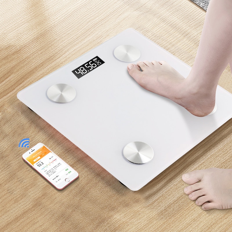 Bluetooth Bathroom Scales Smart Electronic ​Floor Scales BMI Body Fat Scale Body Weight Scale Balance Body Composition Analyzer