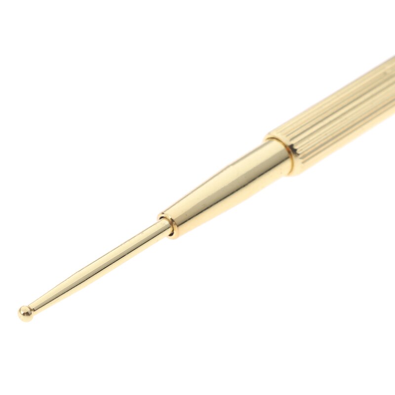 1pc Brass Ear Pressure Point Massage Probe Auricular Detection Pen Ear Care Health