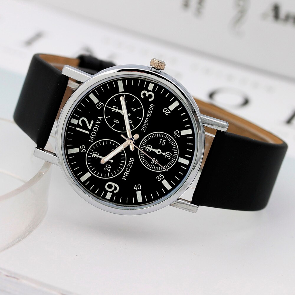 Luxurious Men Casual Wrist Watches Men's Quartz Wristwatch Masculino Analog Wrist Watch Leather Strap Relogio Masculino