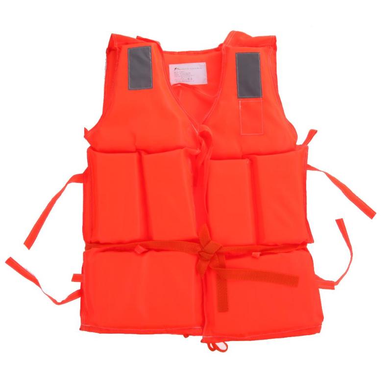 Chaleco salvavidas para niños y adultos, chaleco salvavidas de espuma de poliéster para deportes acuáticos, para natación, esquí acuático, surf con silbato