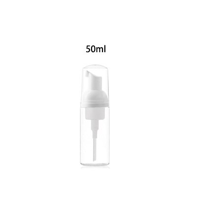 50/100/150/200Ml Schuim Fles Plastic Schuim Pomp Fles Lege Gezicht Wimpers Cosmetische Fles Cleaner zeepdispenser: 50ML