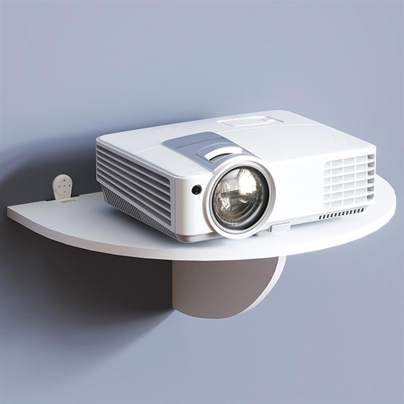 Punch-free Projector Storage Shelf Home Wall Storage Hanging Stand for Projector