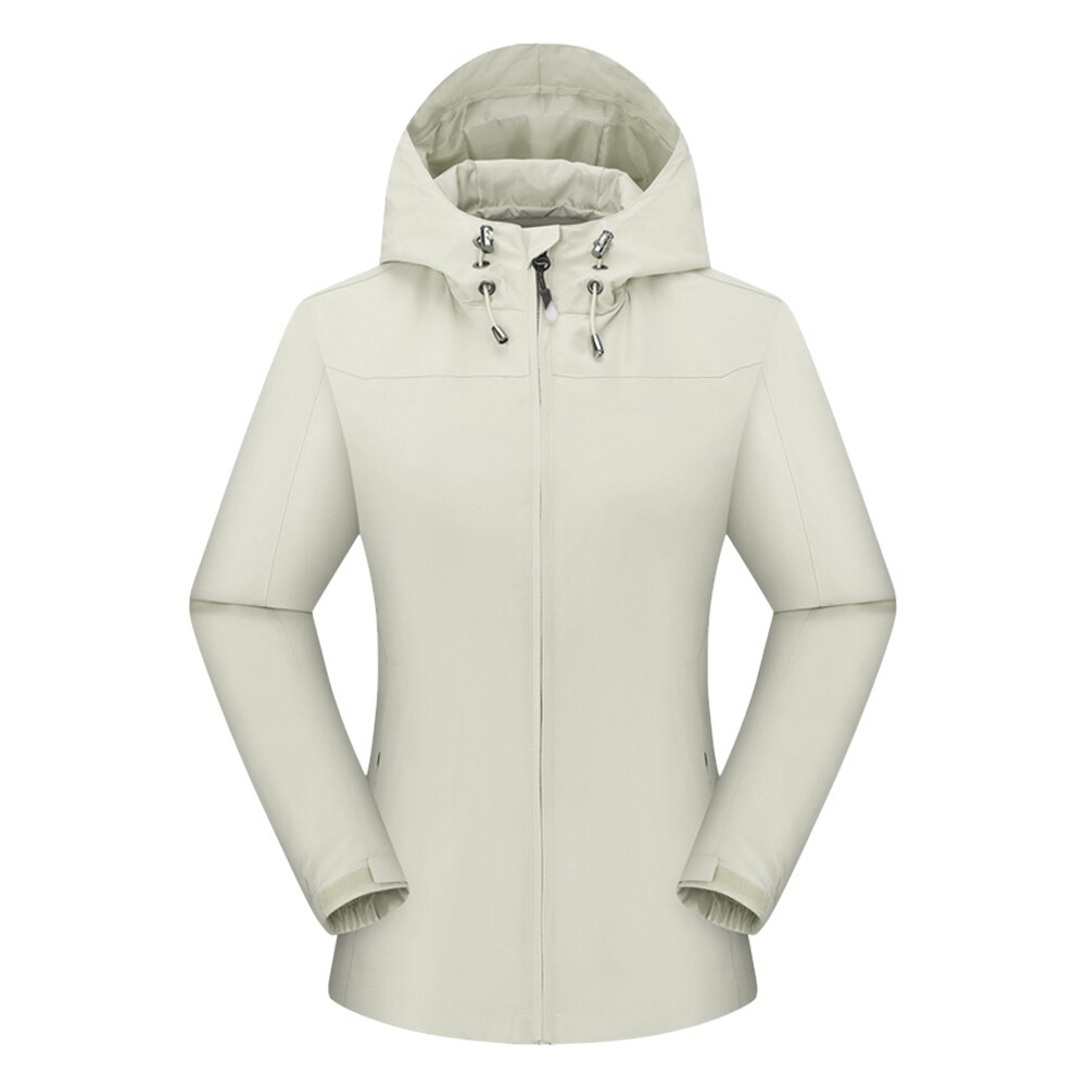 Women Mountain Waterproof Shell Jacket Ski Jacket Windproof Jacket Winter Warm Jacket for Camping Hiking Skiing: White  / XXL