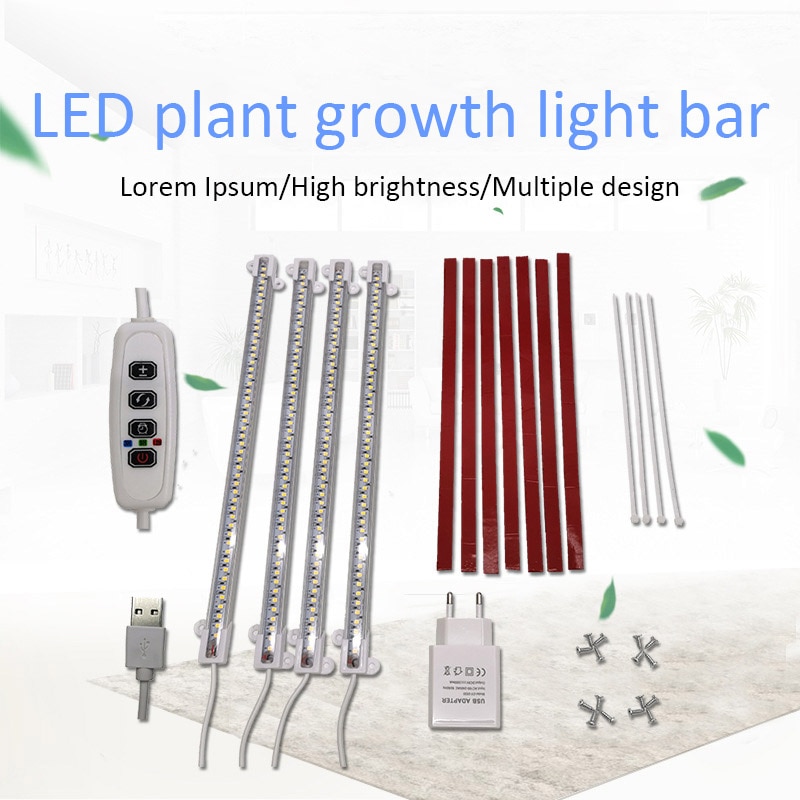 Indoor Groeien Licht Phyto Lamp Voor Planten Volledige Spectrum Phytolamp Led Bar Lamp Voor Planten Hoge Lichtopbrengst Led Grow licht