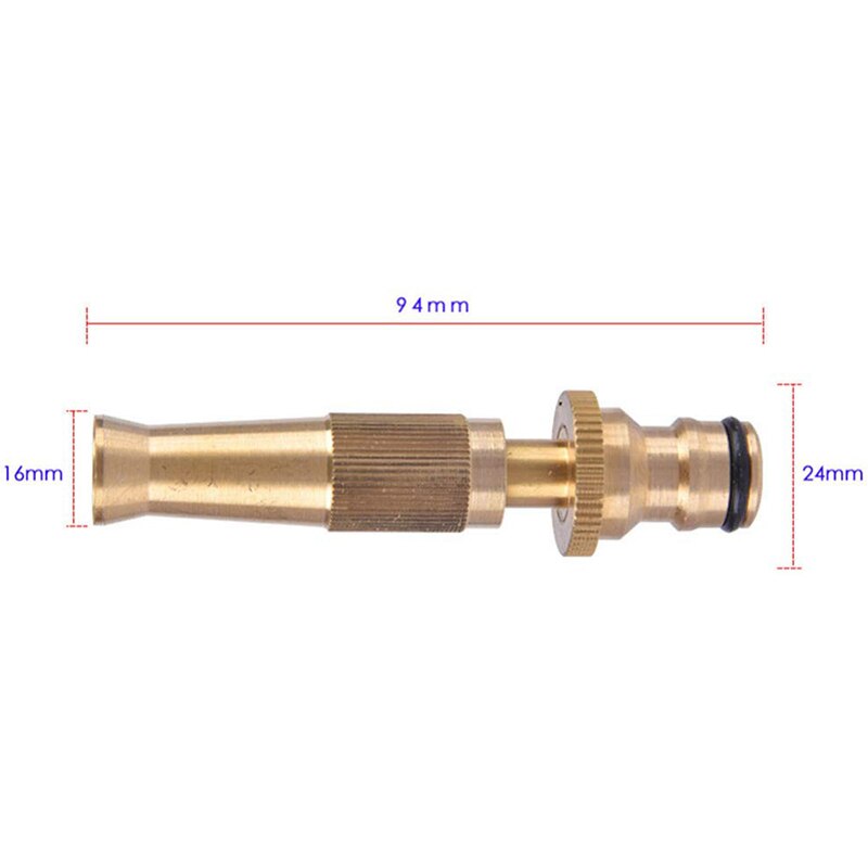 4 Stuk Sproeikop Messing Verstelbare Koperen Rechte Connector Sproeikop Voor Thuis Park Tuin Windows In Yard