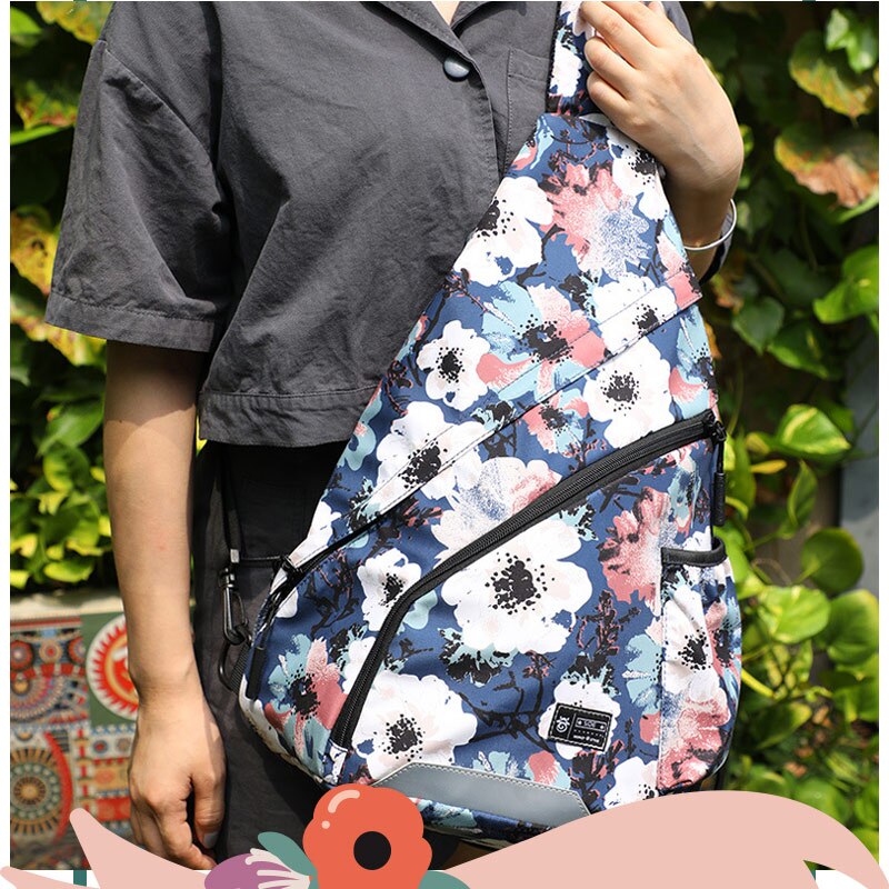 Senkey nova moda estilingue bolsa de ombro à prova dwaterproof água saco crossbody para mulheres saco peito viagem menina grande capacidade pacote peito feminino